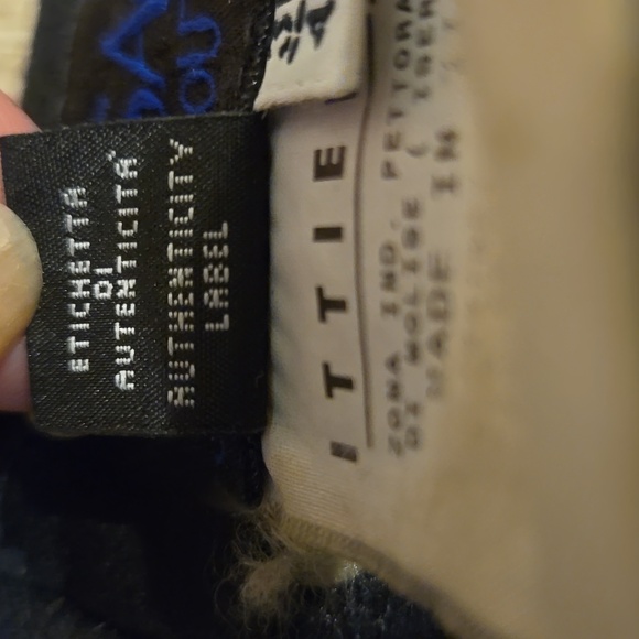 Vintage authentic Versace Side zip tapered black Pants made Italy - Picture 6 of 11